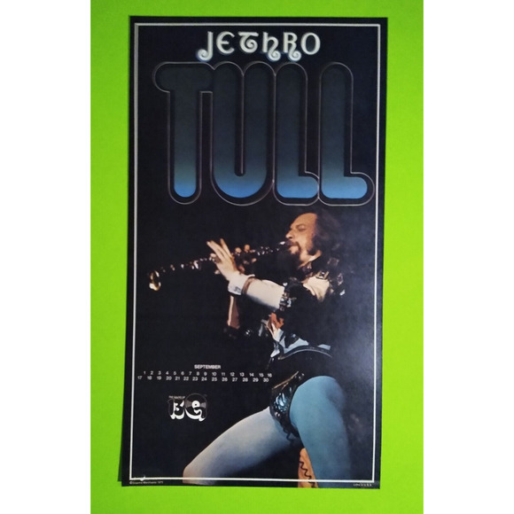 JETHRO TULL Ian Anderson Vintage Art Progressive Rock Music Poster 50 Years Old - Picture 2 of 5